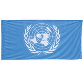 High quality flag with 2 ring cords