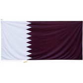 High quality flag with canvas sleeve, cord and 2 wooden toggles