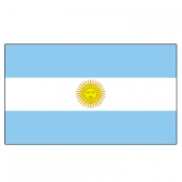 Argentina flags        High-Quality 2-ply Car Window Flag With Clip Attachment