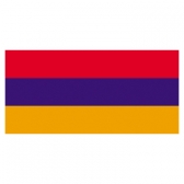 Armenia flags    High-Quality 2-ply Car Window Flag With Clip Attachment