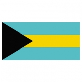 Bahamas flags     High-Quality 2-ply Car Window Flag With Clip Attachment
