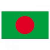 Bangladesh flags     High-Quality 2-ply Car Window Flag With Clip Attachment