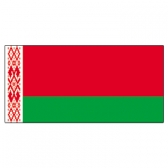 Byelorussian  Flags     High-Quality 1-ply Car Window Flag With Clip Attachment
