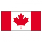 Canada  Flags     High-Quality 1-ply Car Window Flag With Clip Attachment