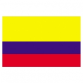 Colombia Flags     High-Quality 1-ply Car Window Flag With Clip Attachment
