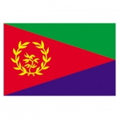 Eritrea Flags     High-Quality 1-ply Car Window Flag With Clip Attachment
