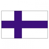 Finland Flags      High-Quality 1-ply Car Window Flag With Clip Attachment