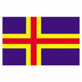 Finland(Aland Islands) Flags      High-Quality 1-ply Car Window Flag With Clip Attachment