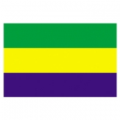 Gabon Flags      High-Quality 1-ply Car Window Flag With Clip Attachment