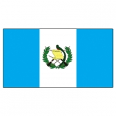 Guatemala Flags      High-Quality 1-ply Car Window Flag With Clip Attachment