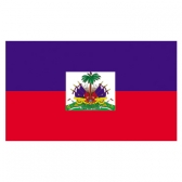 Haiti Flags      High-Quality 1-ply Car Window Flag With Clip Attachment
