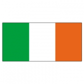 Ireland Flags      High-Quality 1-ply Car Window Flag With Clip Attachment