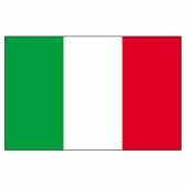 Italy Flags      High-Quality 1-ply Car Window Flag With Clip Attachment