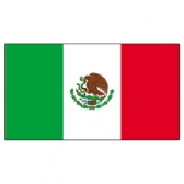 Mexico Flags      High-Quality 1-ply Car Window Flag With Clip Attachment