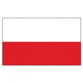 Poland  Flags      High-Quality 1-ply Car Window Flag With Clip Attachment