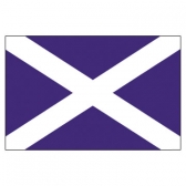 Scotland Flags      High-Quality 1-ply Car Window Flag With Clip Attachment
