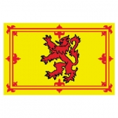 Scotland(Royal) Flags      High-Quality 1-ply Car Window Flag With Clip Attachment