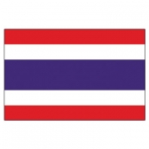 Thailand  Flags      High-Quality 1-ply Car Window Flag With Clip Attachment