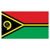 Vanuatu  Flags      High-Quality 1-ply Car Window Flag With Clip Attachment