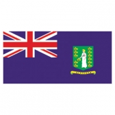  Virgin Islands(U.K) Flags      High-Quality 1-ply Car Window Flag With Clip Attachment