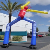 Huge Two Legs Inflatable Flailing Arm Man Air Dancer for Promotion
