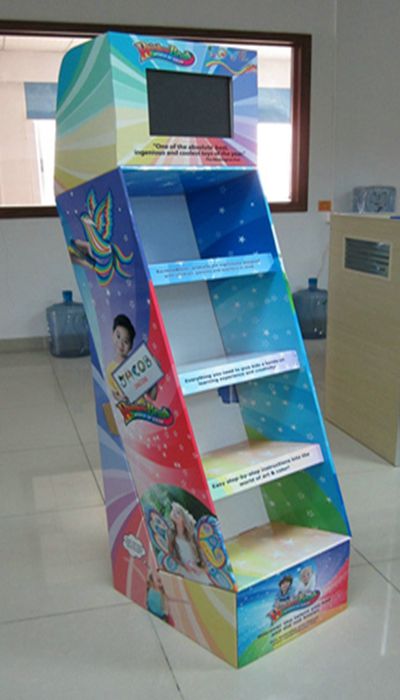 Wholesale Custom Printed Cardboard Promotional Flooring Counter Display Box