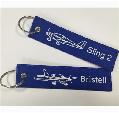 Customized Embroidery Keychain Embroidery Key Tag