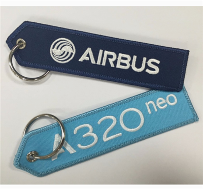Factory Custom Embroidery Key Tags for Advertising