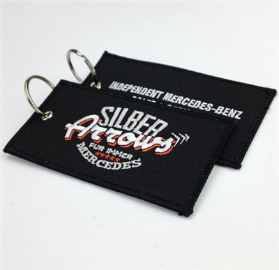 Manufacturer Wholesale Cheap Promotional Custom Made Fabric Key Tag 