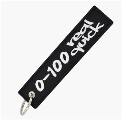 Custom Fabric Keychain Customized Logo Embroidered Key Tag