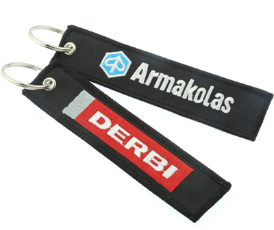 Promotional Gifts Embroidered Keychain Key Chain Luggage Tags