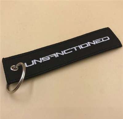 Custom Embroidery Keychain Key Tag for Promotion